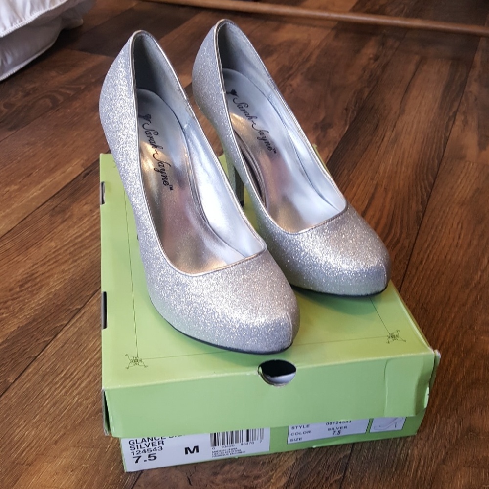 Sarah-Jaynes Silver heels
